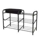 ЭТАЖЕРКА С ЯЩИКОМ (АРТ. ЭТП1-1) (ЭТП1-1/Ч черный/матовый черный) - фото 1 - миниатюра