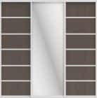 СТИВ (ЗЕРКАЛО/ЛДСП) (венге темный/хром) - фото 2 - миниатюра