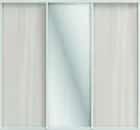 ОРИОН (ЗЕРКАЛО/ЛДСП) (ясень светлый/профиль С хром) - фото 2 - миниатюра