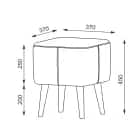 МОНО MINI (ТК Modus 01 ваниль (велюр)) - фото 3 - миниатюра