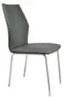 МОДЕНА (сиденье к/з Santorini 0422 (серый)/ каркас хром) - фото 3 - миниатюра