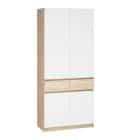 СТОУБИ (дуб крафт золотой/глянец белый) - фото 1 - миниатюра