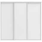 ОРИОН (ЛДСП) (белый шагрень/профиль С хром) - фото 1 - миниатюра