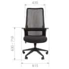 CHAIRMAN 573 (черный/серый) - фото 5 - миниатюра