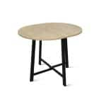 ГЕЛИОС.3/4 (каркас:Черный муар матовый/ЛДСП Дуб Пикард) - фото 1 - миниатюра