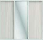 ОРИОН (ЗЕРКАЛО/ЛДСП) (ясень светлый/профиль С хром) - фото 1 - миниатюра