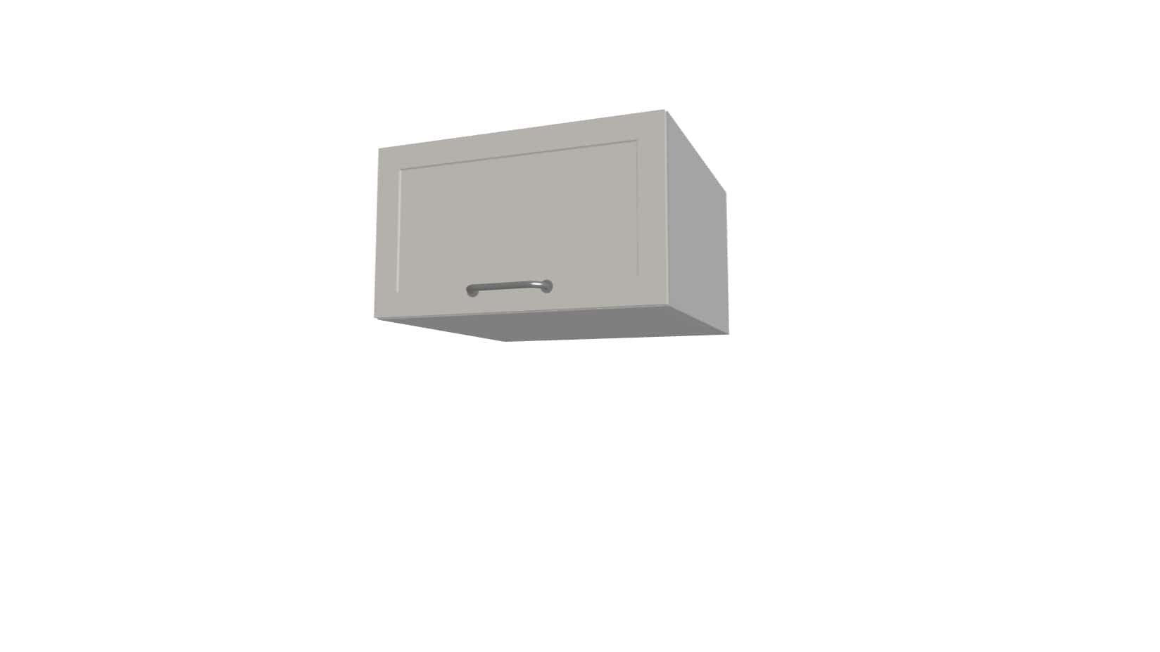 Шкаф с 1 откидной дверью (О (глуб.)) (ШхВхГ: 600x350x574) - фото 1