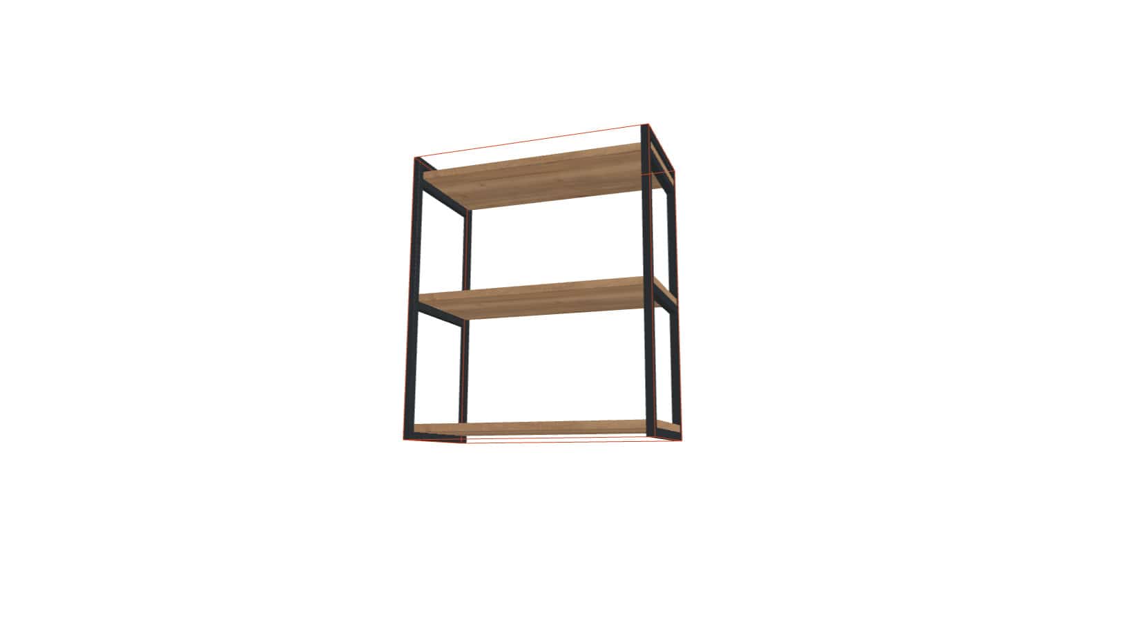 Открытая полка (ОПМ) (ШхВхГ: 600x700x300) - фото 1