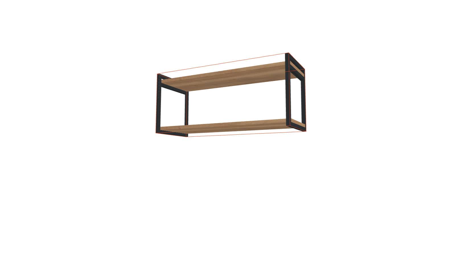 Открытая полка (ОПМГ) (ШхВхГ: 800x350x300) - фото 1