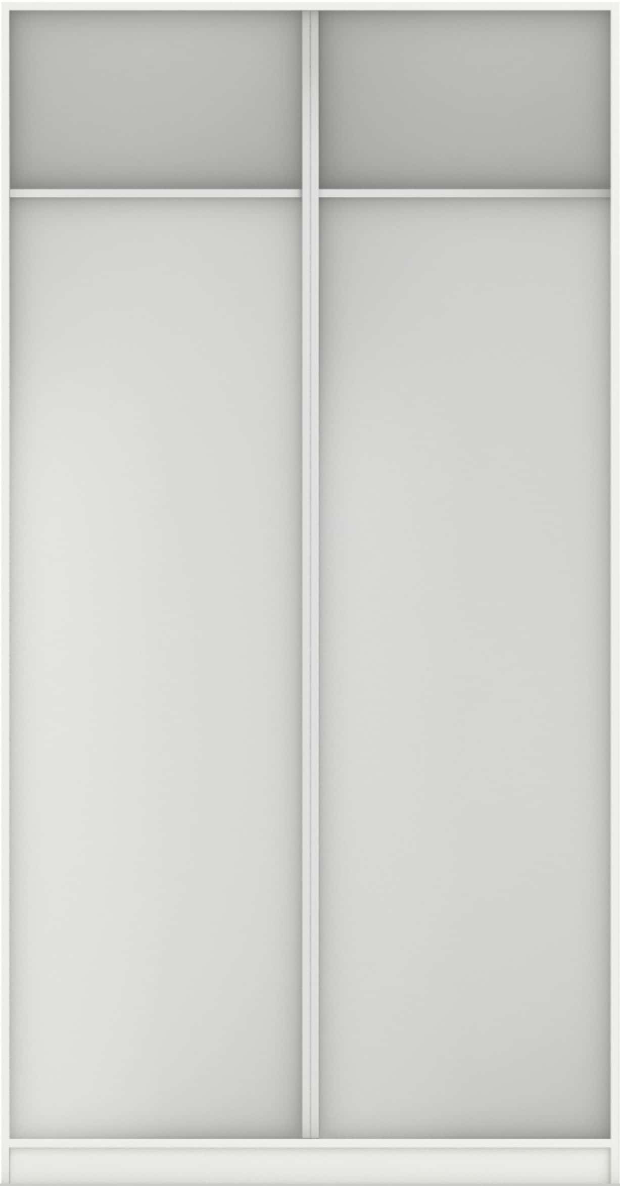 КОРПУС ШКАФА 1200*600*2300 ММ С АНТРЕСОЛЬНЫМИ ПОЛКАМИ (Корпус: БЕЛЫЙ шагрень, Наполнение: БЕЛЫЙ шагрень) - фото 3