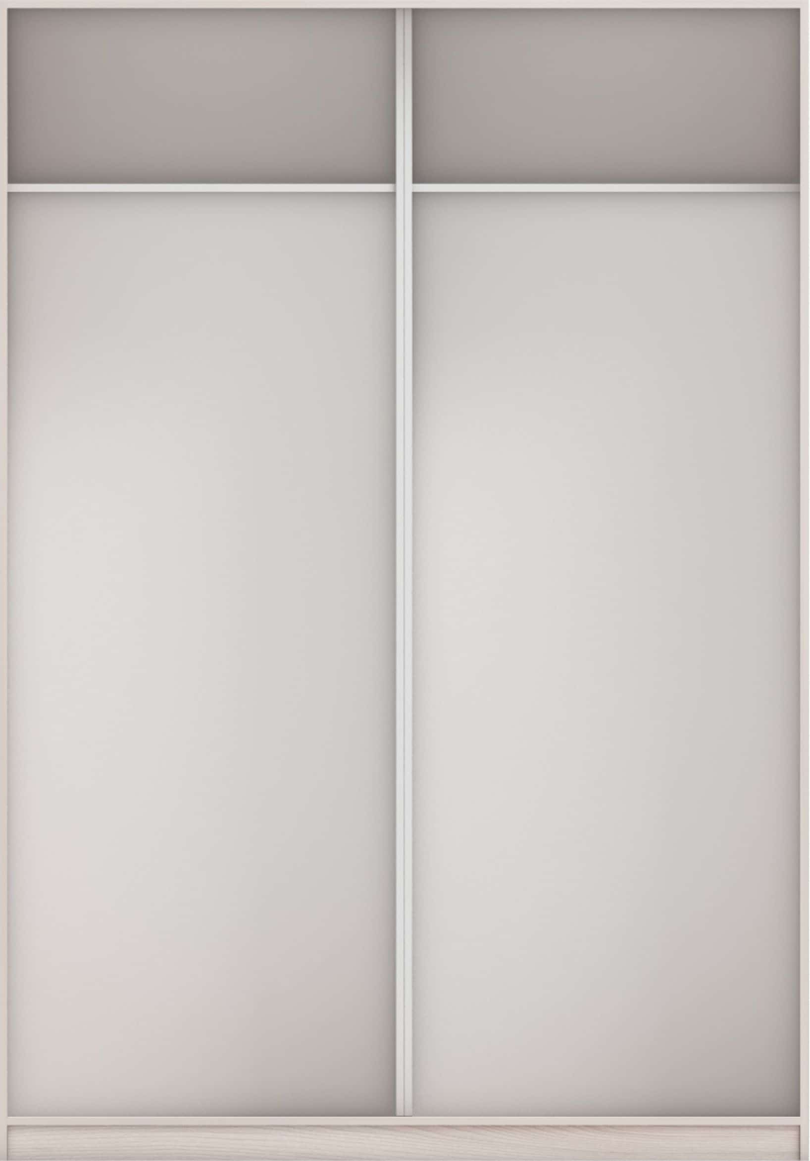КОРПУС ШКАФА 1600*600*2300 ММ С АНТРЕСОЛЬНЫМИ ПОЛКАМИ (Корпус: ЯСЕНЬ СВЕТЛЫЙ, Наполнение: БЕЛЫЙ шгрень) - фото 3