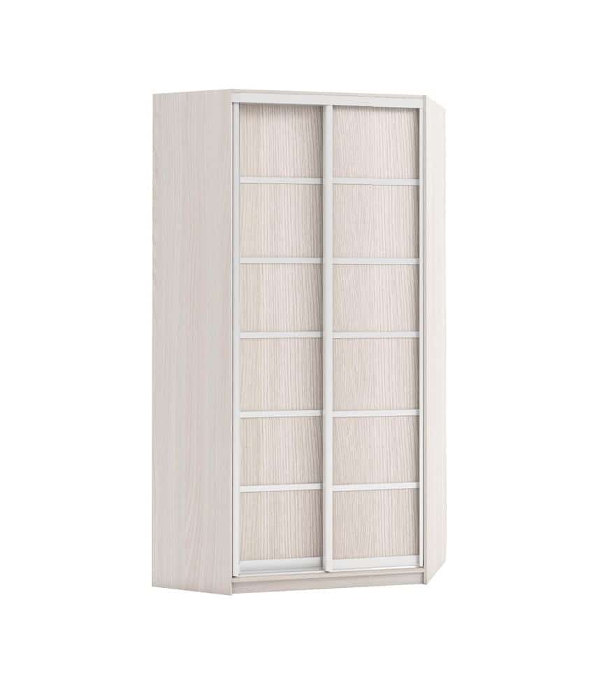 СТИВ (ясень светлый/хром/2 дв. комб. ЛДСП) - фото 1