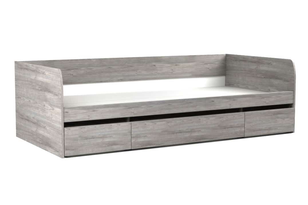 ДЕНВЕР (риббек серый/камень темный) - фото 1