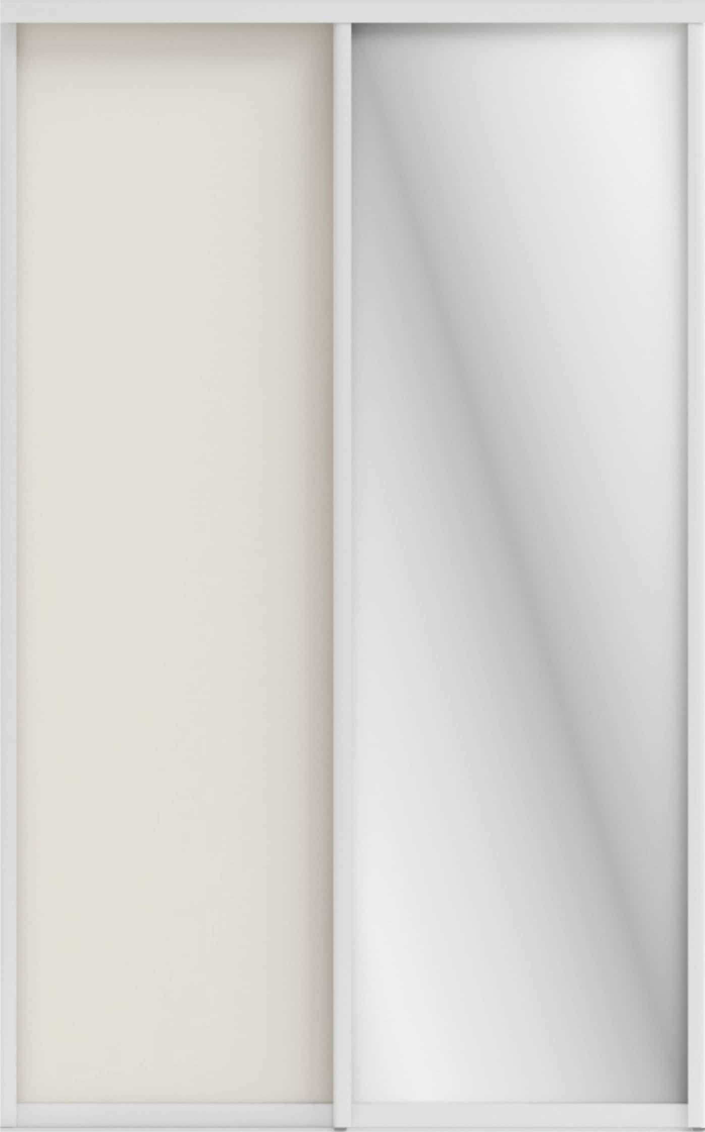 ОРИОН (ЗЕРКАЛО/ЛДСП) (тэффи (легкий шелк)/профиль С хром) - фото 1