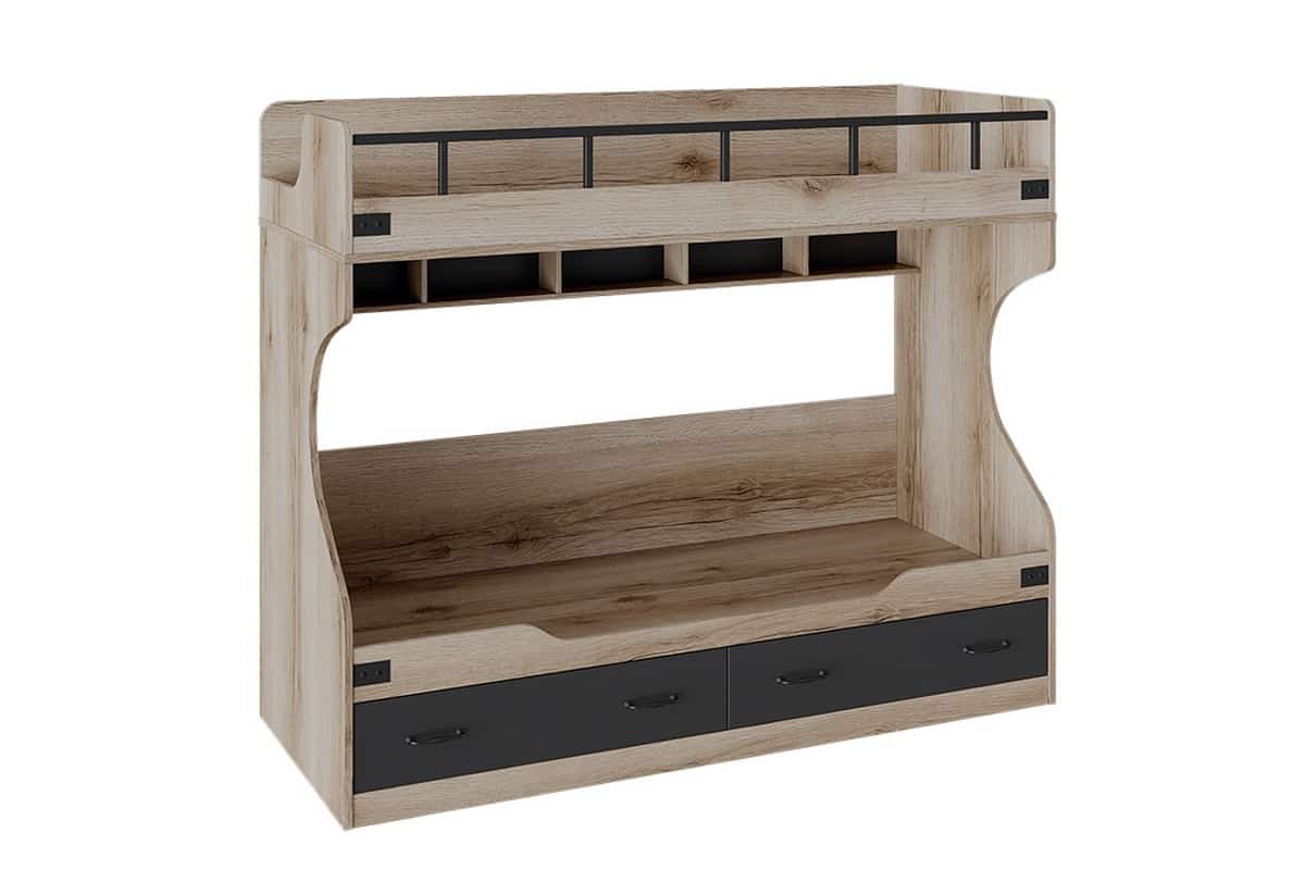 ОКЛАНД (фон черный/дуб делано) - фото 1