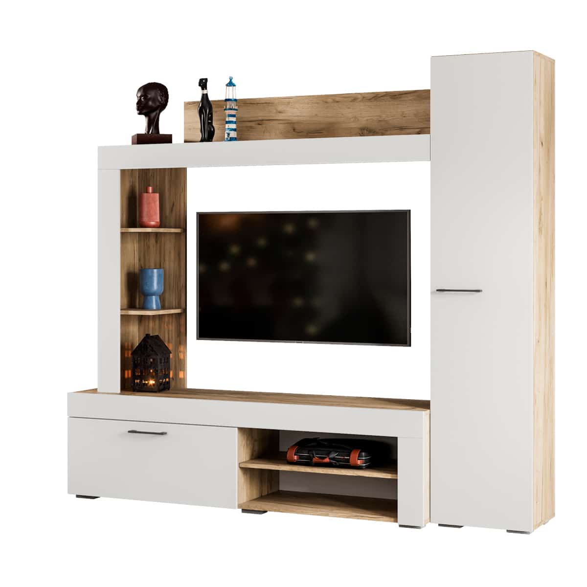 НИКОЛЬ (дуб крафт серый/софт айвори) - фото 1