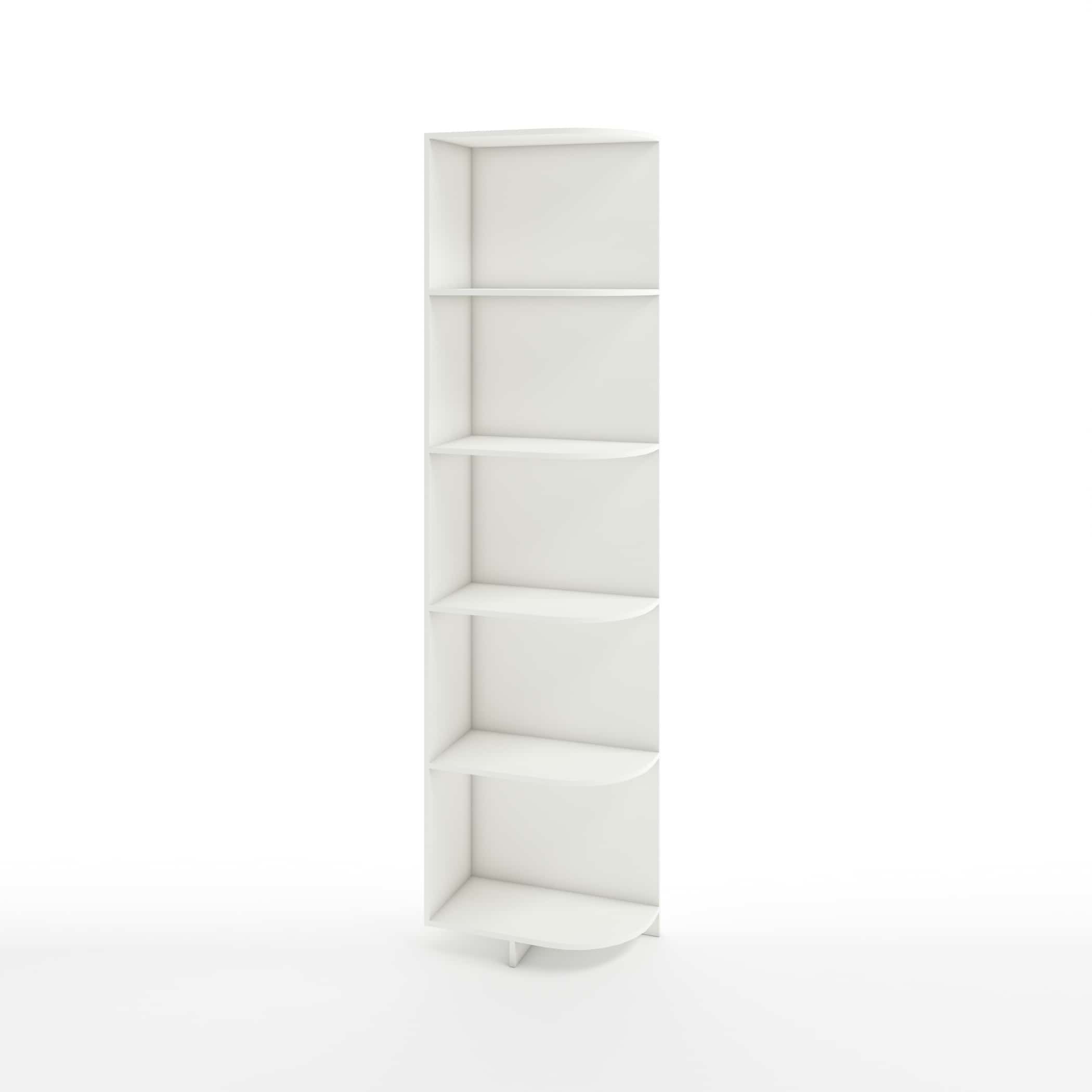 Секция угловая 600 мм (белый легкий шелк) - фото 1