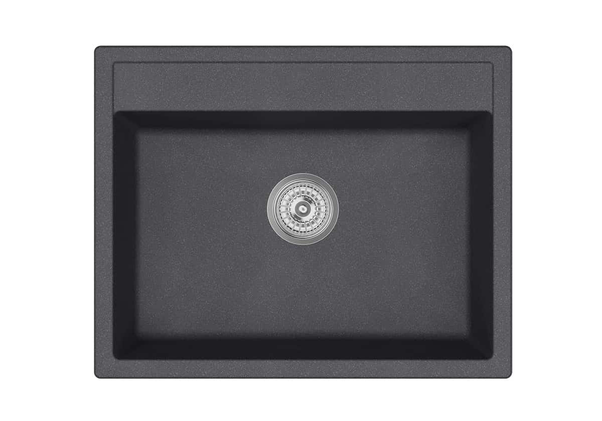 EMAR ГРАНИТ EMQ-1640.Q МОЙКА ВРЕЗНАЯ 640*510 (морион) - фото 1