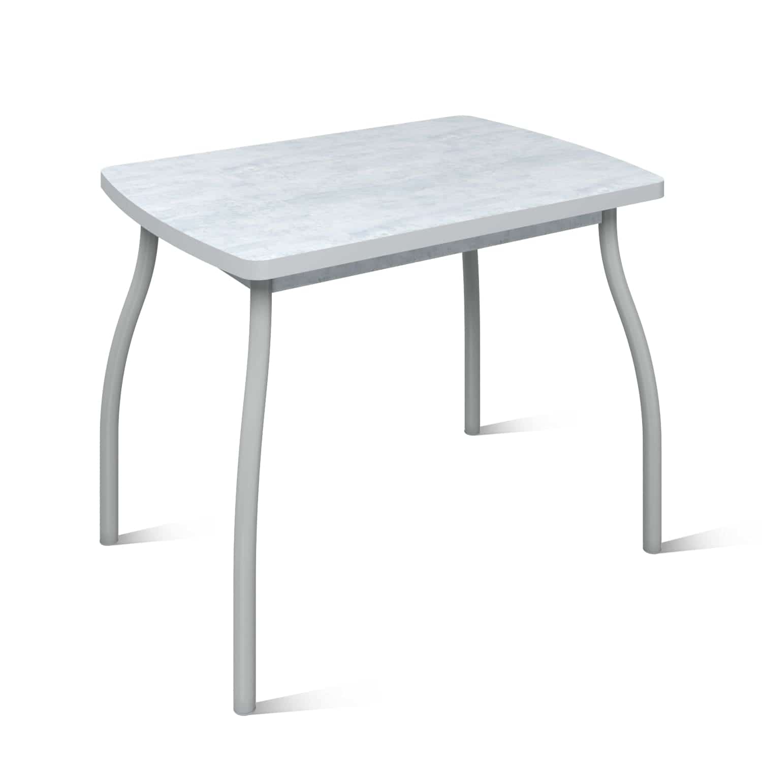 ГРАНД.4 (столешница: цемент/каркас: алюминий (№1, D38 волна)) - фото 1