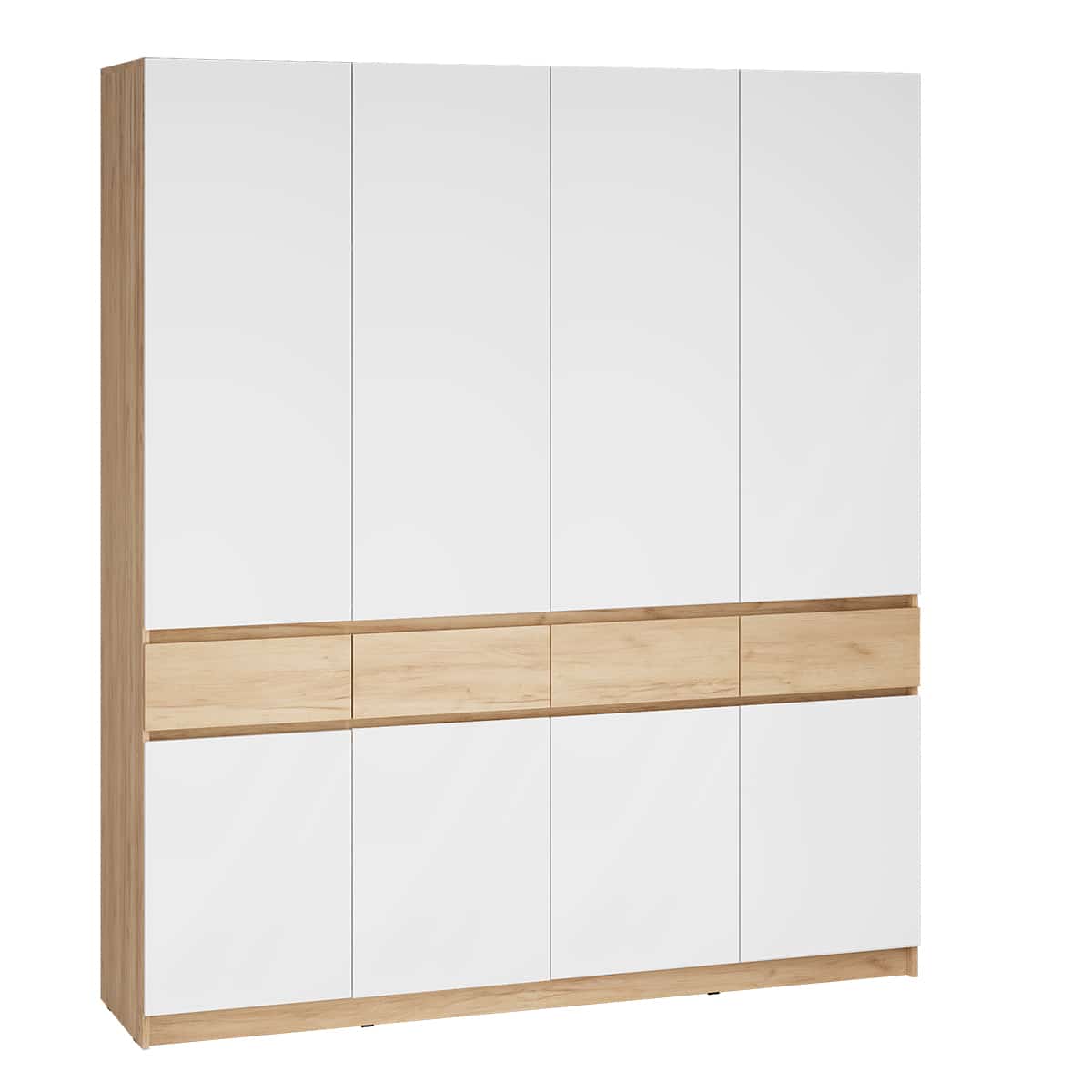 СТОУБИ (дуб крафт золотой/глянец белый) - фото 1