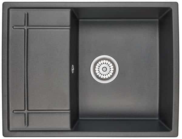 EMAR ГРАНИТ EMQ-1650.Q МОЙКА ВРЕЗНАЯ 650*500 (морион) - фото 1