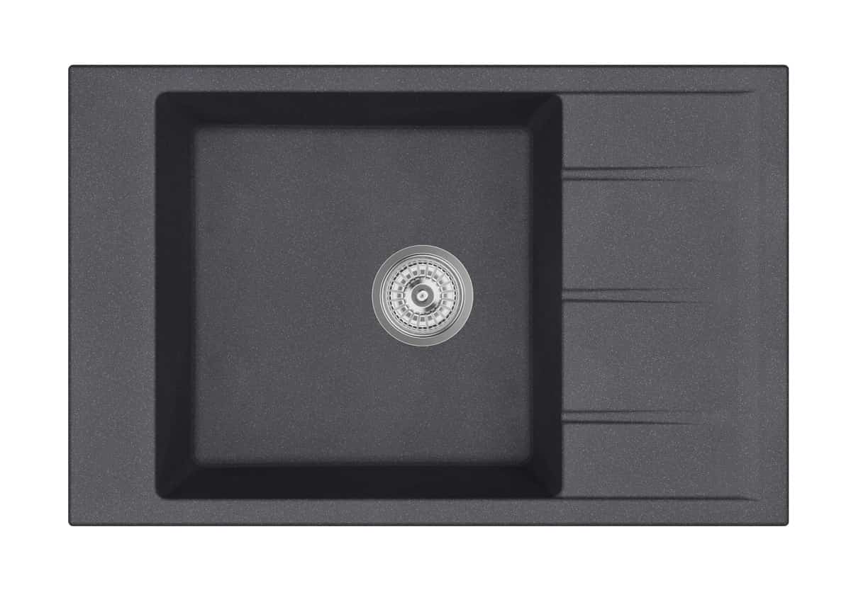 EMAR ГРАНИТ EMQ-1780.Q МОЙКА ВРЕЗНАЯ 780*500 (морион) - фото 1