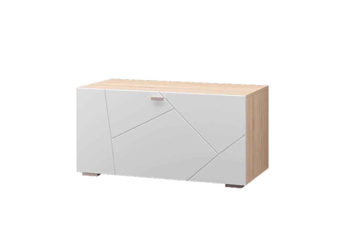 СКАЙЛАЙН (дуб сонома светлый/белый шагрень) - фото 1