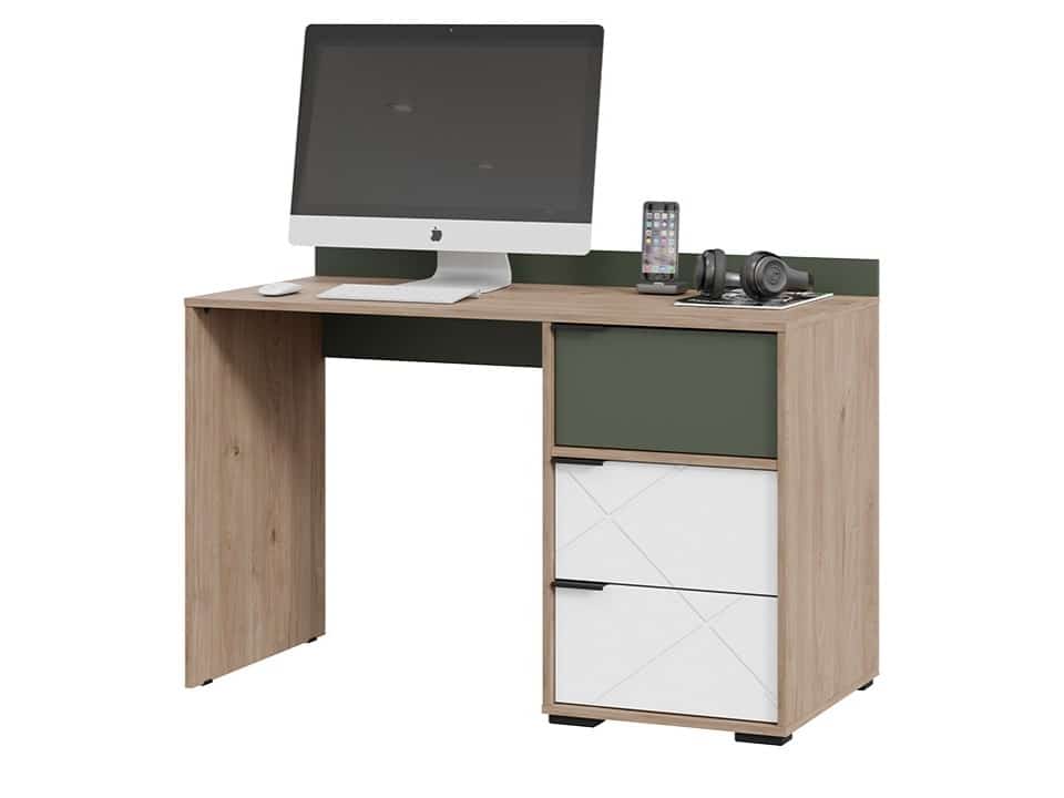 ЛЕО (Гикори джексон/Белый матовый/Дымчатый зеленый) - фото 1