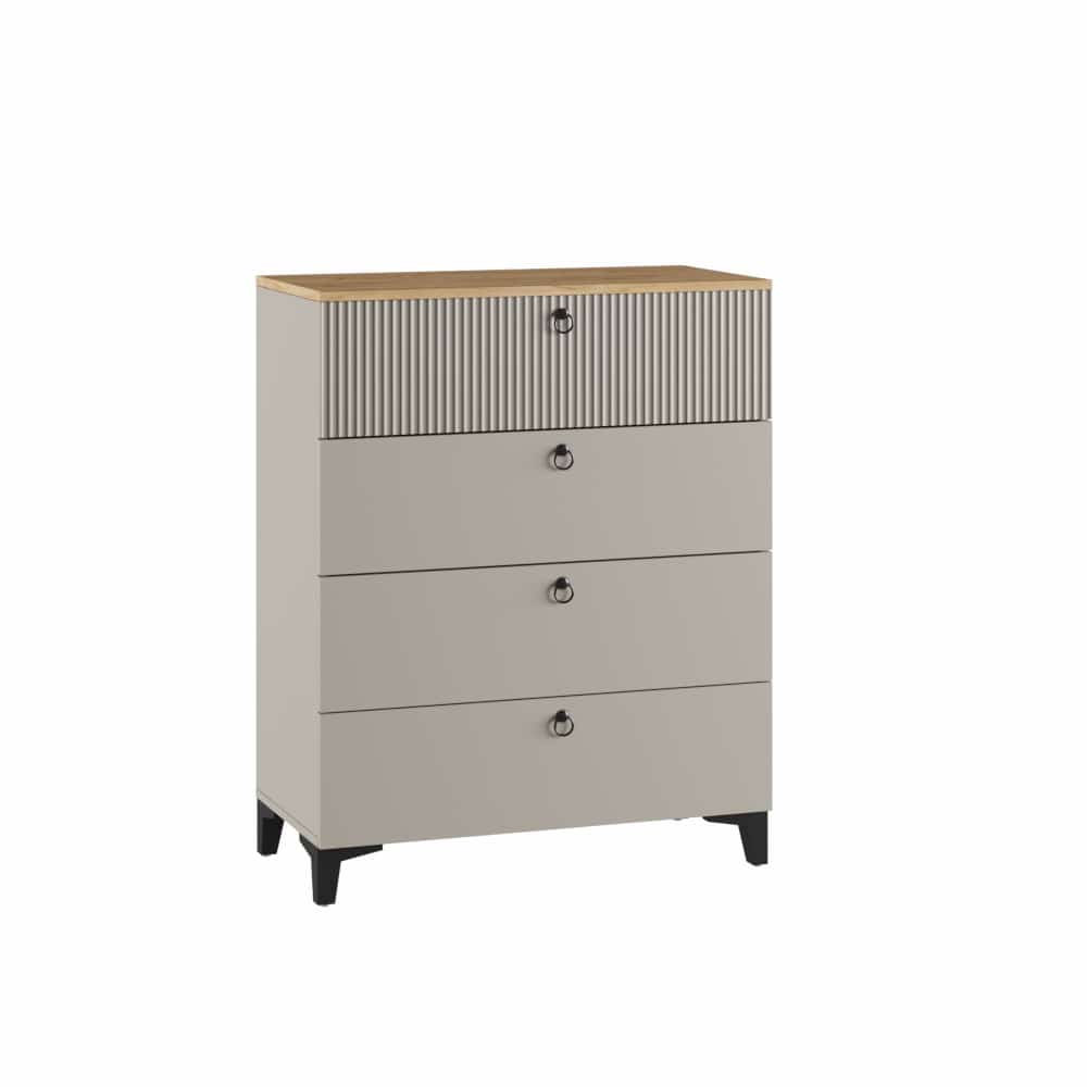 НИКА (бежевый мат-05/ кашемир + дуб делано с ручками) - фото 1