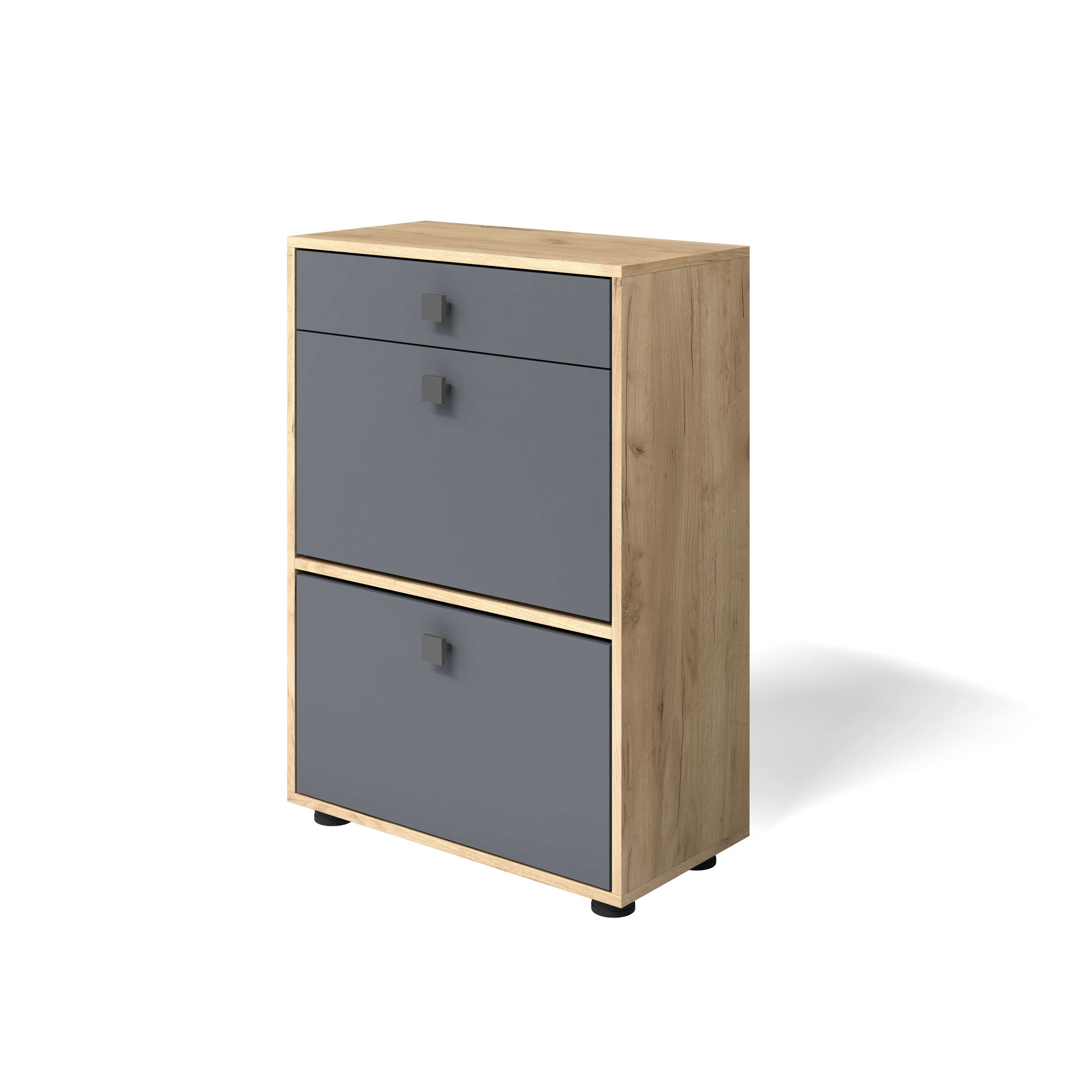 МИНИ (Дуб золотой крафт/серый графит) - фото 1