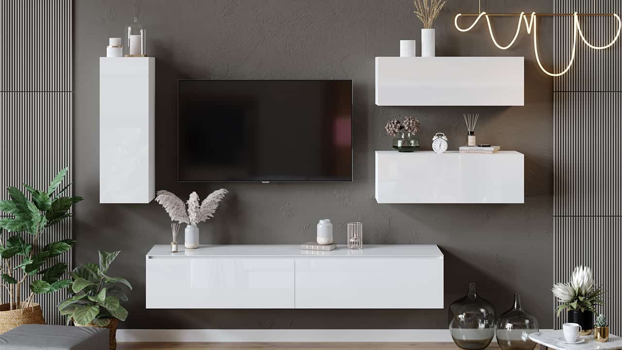 ГЛОСС (белый глянец/стекло белый глянец) - фото 3