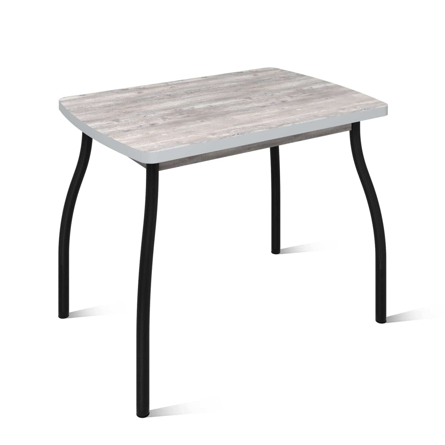 ГРАНД.4 (столешница: лофт/каркас: Черная матовая (муар)) - фото 1