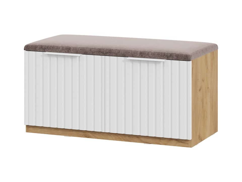 ХИЛТОН (Дуб Крафт Золотой/Белый матовый) - фото 1