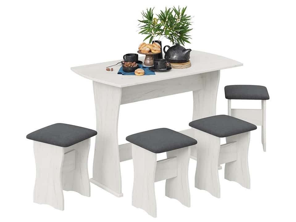 ТИП 1 (дуб крафт белый/велюр серый) - фото 2