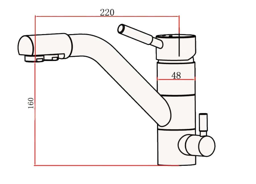 EMAR гранит ЕС-3008, смеситель (12. шварц/оникс) - фото 2