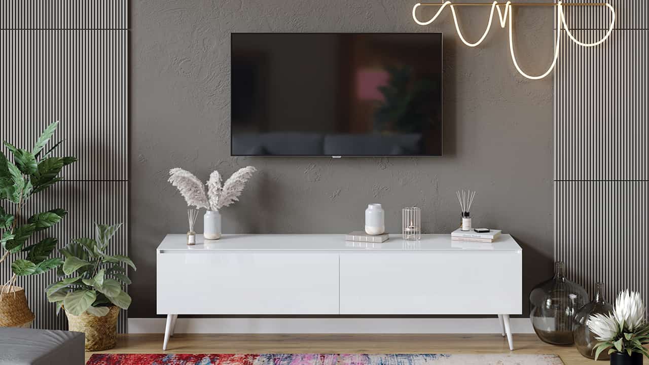 ГЛОСС (белый глянец/стекло белый глянец, опоры белые) - фото 5