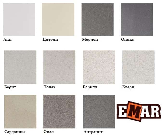 EMAR гранит ЕС-3011, смеситель (1. песок/сардоникс) - фото 2