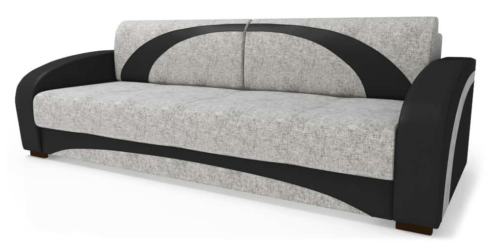 ПАРКЕР (Нола 12 (Nola 12)  / Иск.кожа Boom midnight  / Ножка декоративная (Москва) венге) - фото 1