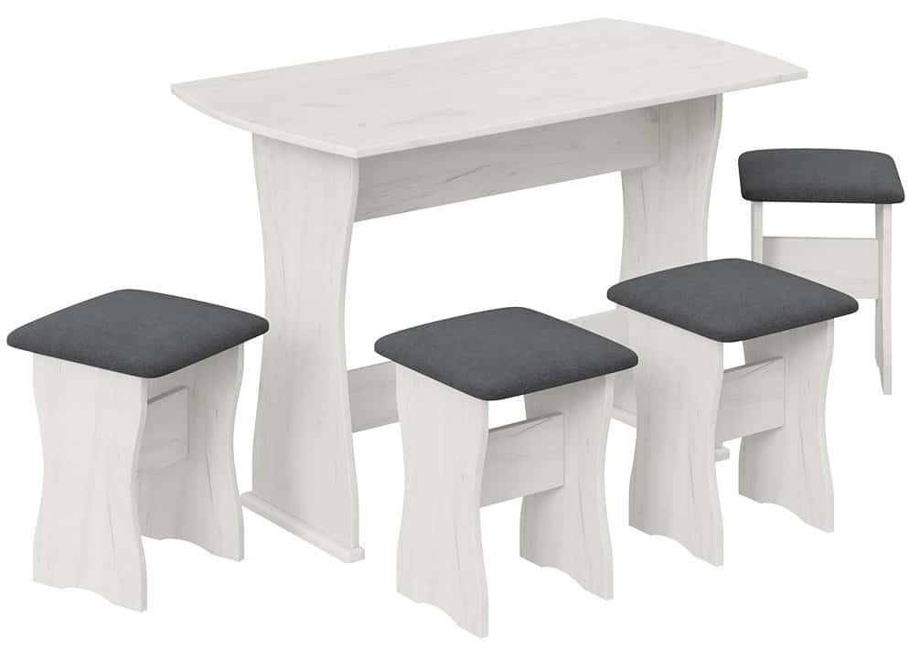 ТИП 1 (дуб крафт белый/велюр серый) - фото 1