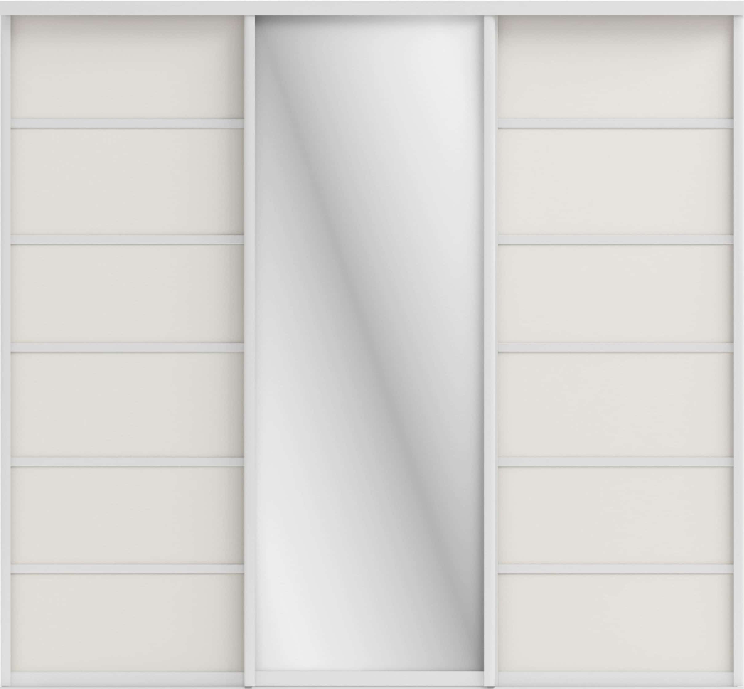 СТИВ (ЗЕРКАЛО/ЛДСП) (тэффи/профиль С хром) - фото 1