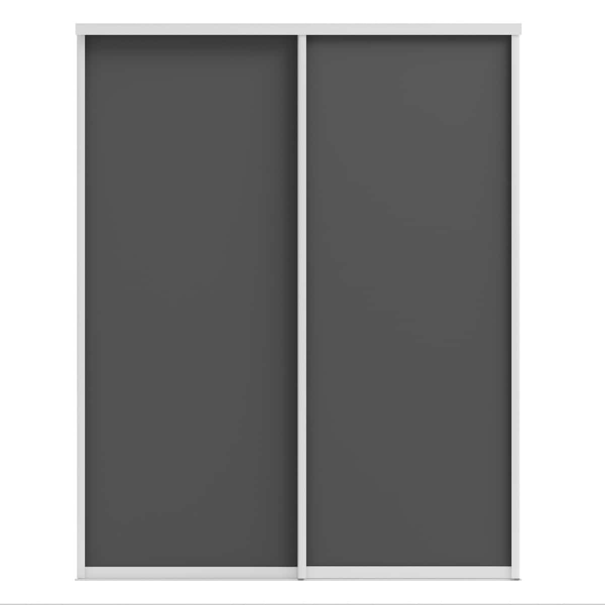 ОРИОН (ЛДСП) (графит/профиль С хром) - фото 1