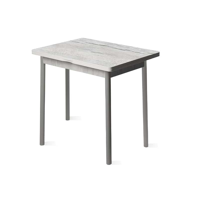 ДУЭТ СОР-4 (столешница: Дуб канадский/ каркас: Алюминий RAL 9006) - фото 1