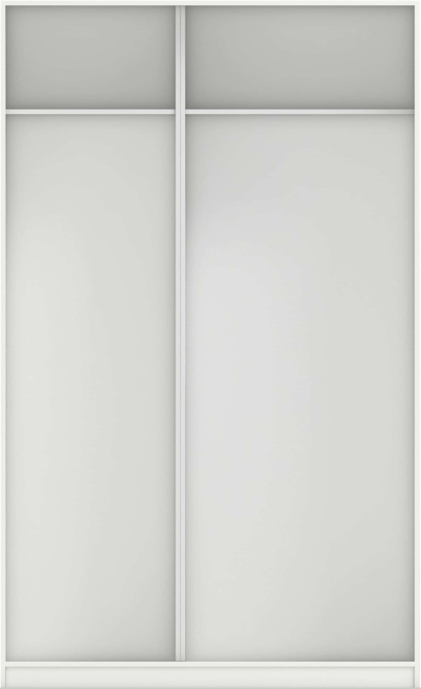 КОРПУС ШКАФА 1400*600*2300 ММ С АНТРЕСОЛЬНЫМИ ПОЛКАМИ (Корпус: БЕЛЫЙ шагрень, Наполнение: БЕЛЫЙ шагрень) - фото 3