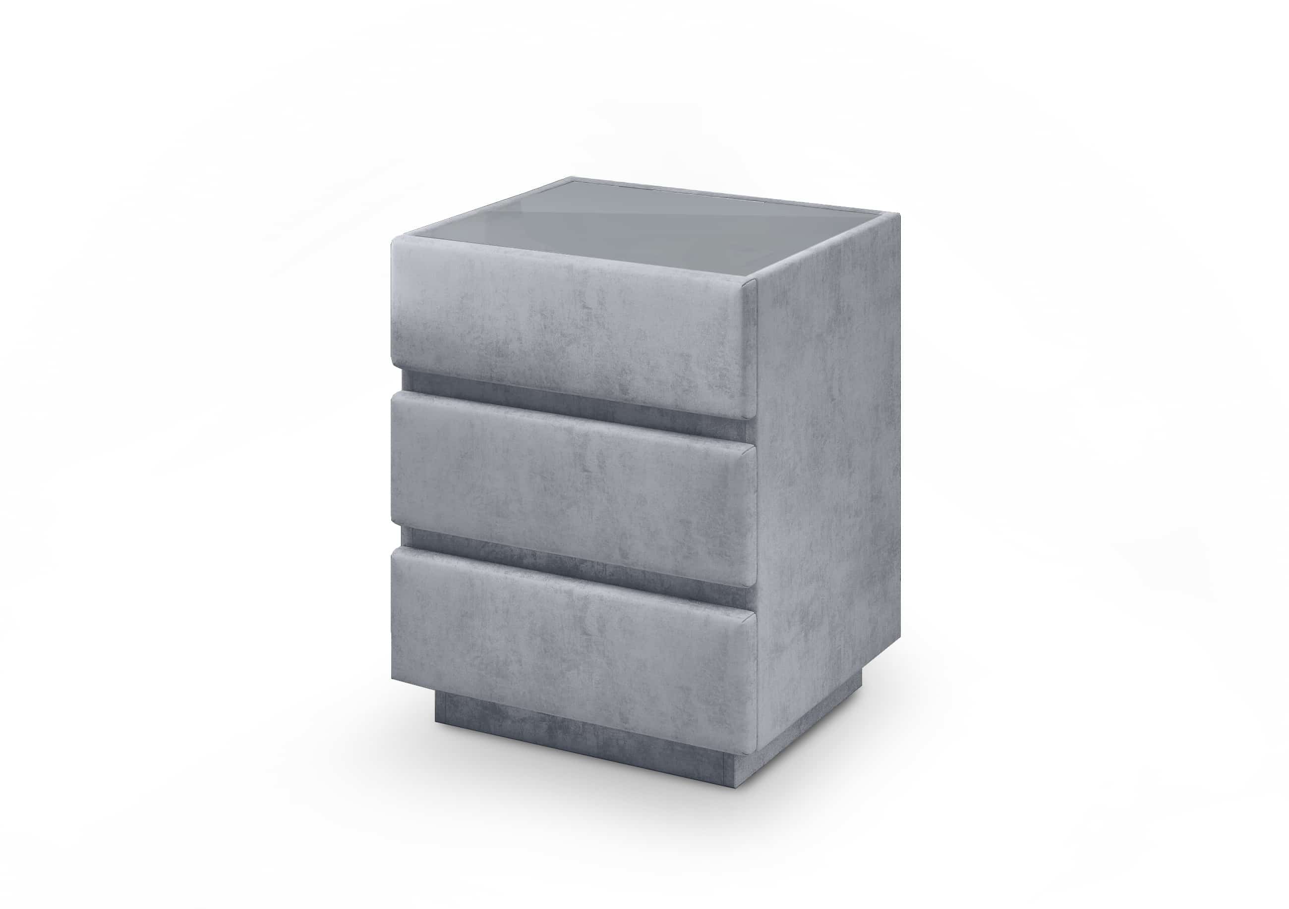 ГЛОРИЯ 3 (GLORIA 3) (велюр Велютто 52/стекло прозрачное) - фото 1