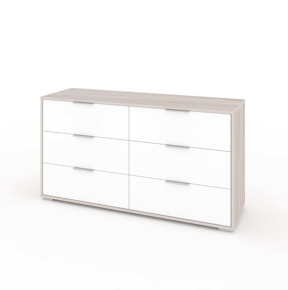 ЛАРС-6-1400 (ясень светлый/белый шагрень, ручка СА-1, цвет - металлик) - фото 1