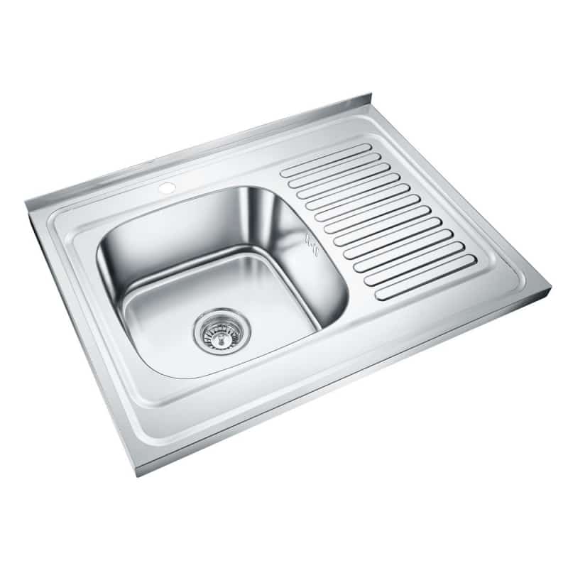 EMAR, мойка накладная 800*600мм (арт. T6080LQ) (чаша выпуска, система слива) - фото 1