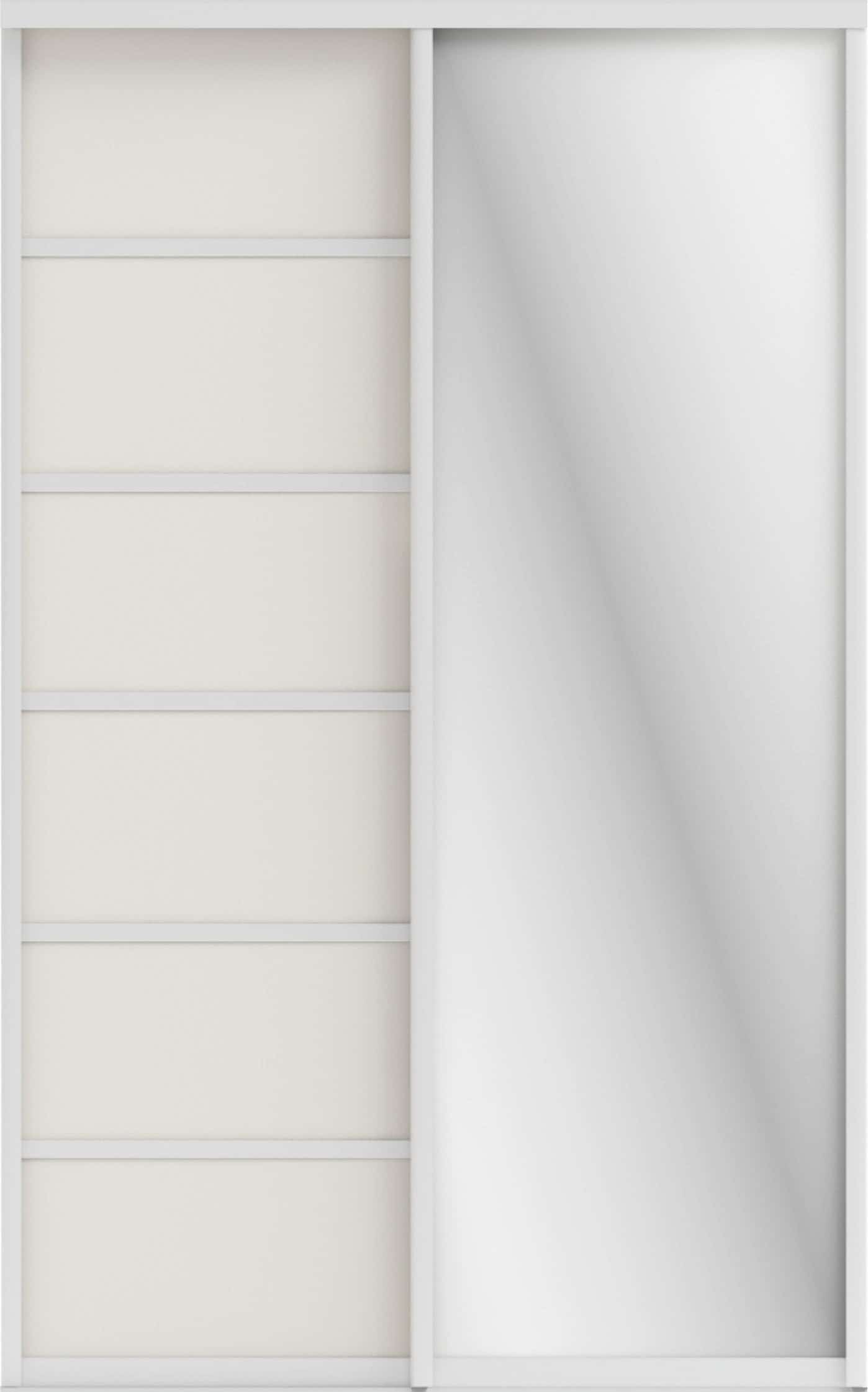 СТИВ (ЗЕРКАЛО/ЛДСП) (тэффи/профиль С хром) - фото 1