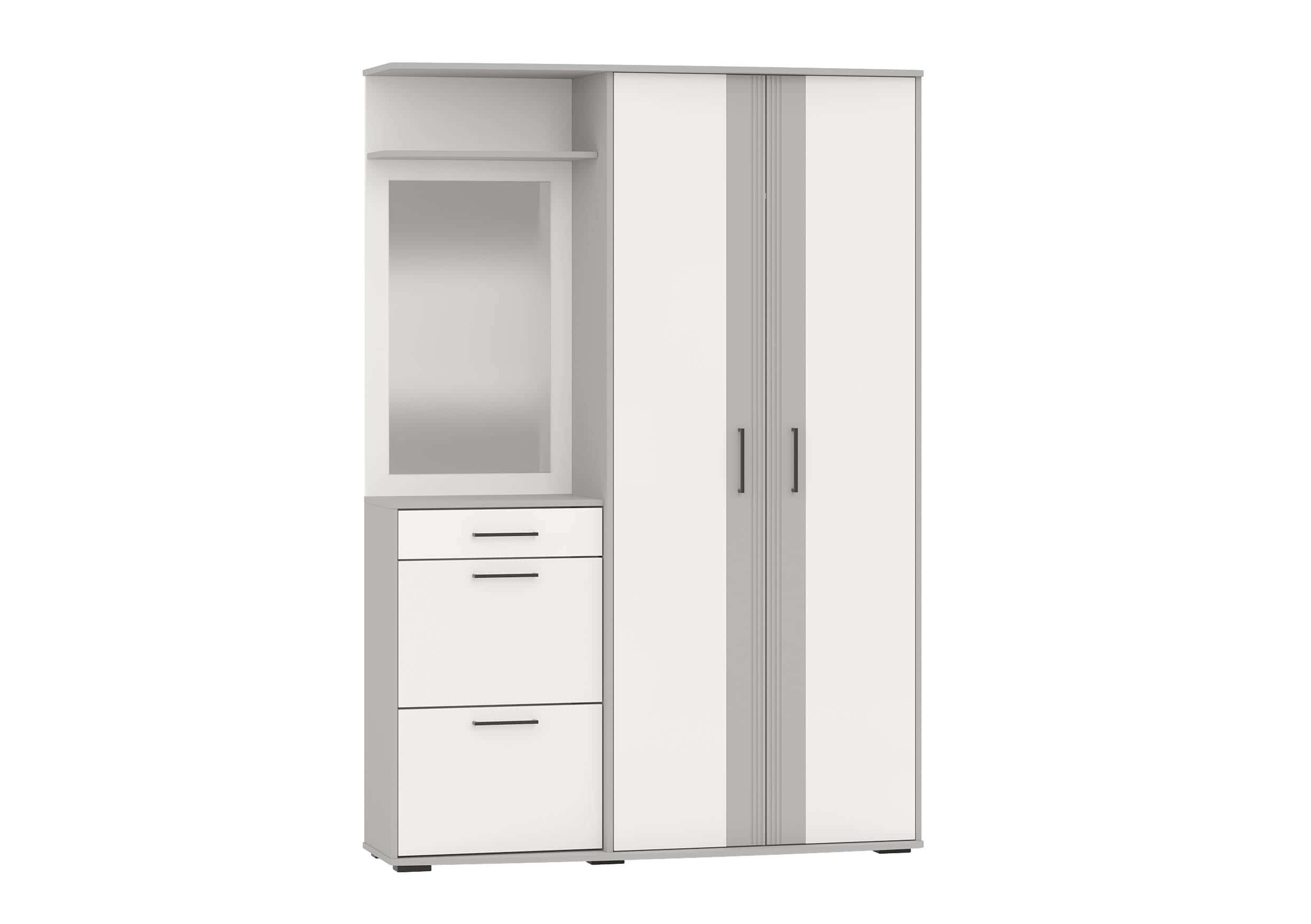 МЕДЕЯ МИНИ (белый/серый МДФ-серый софт) - фото 1