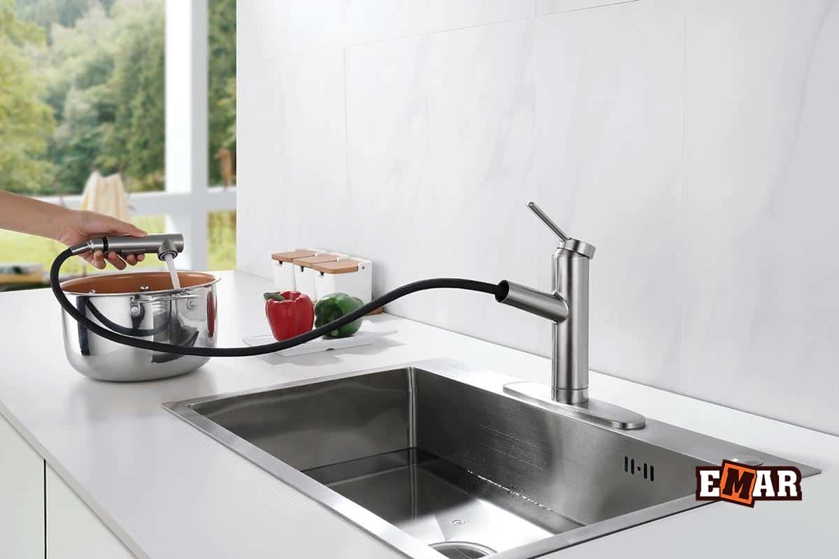 EMAR EC-3012S, СМЕСИТЕЛЬ (САТИН) (сатин) - фото 2