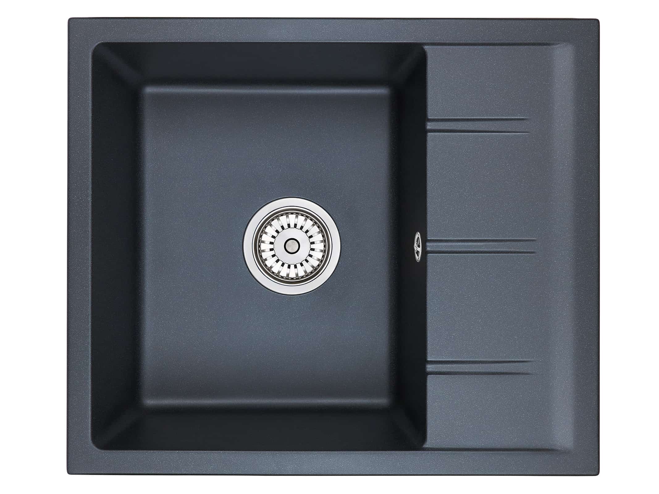 EMAR ГРАНИТ EMQ-1580.Q МОЙКА ВРЕЗНАЯ 580*500 (морион) - фото 1